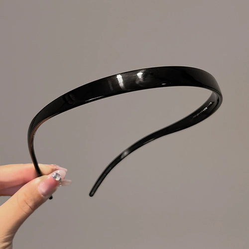 New Trendy Sunglasses Frame Shape Acrylic Hairbands Black