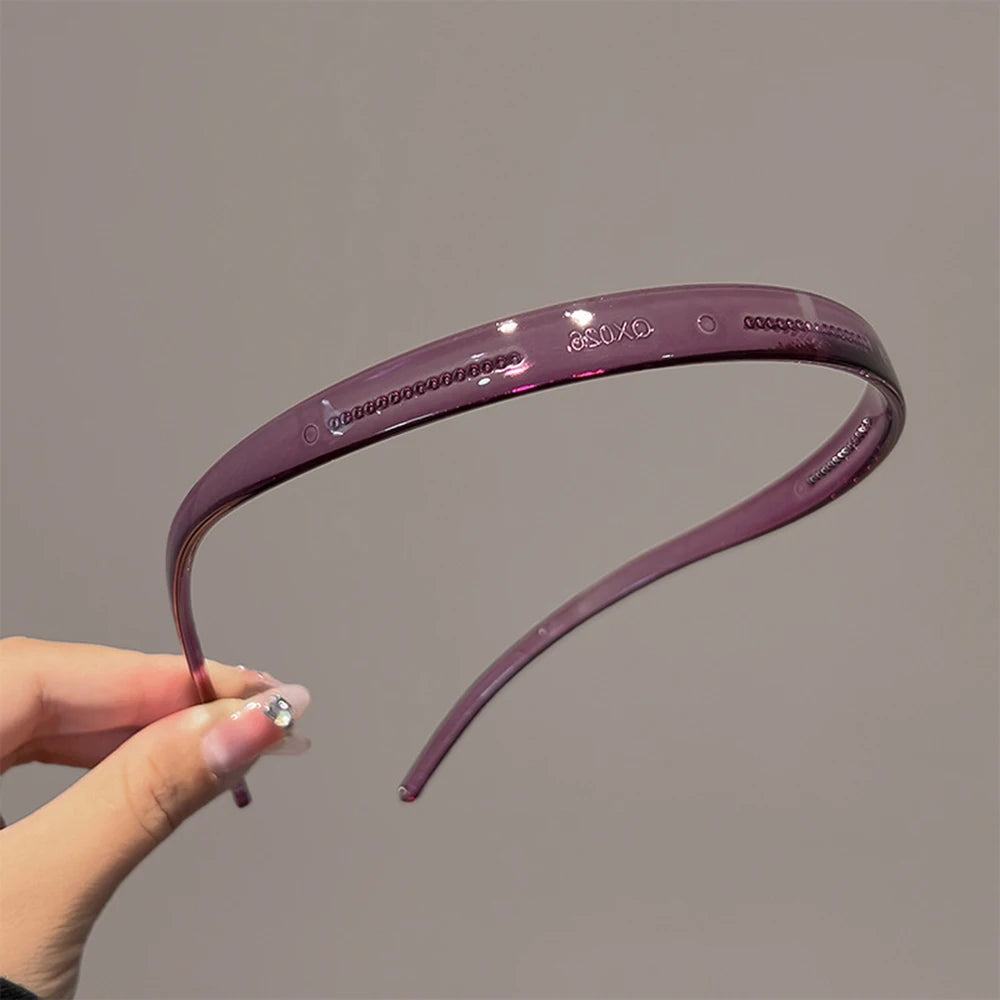 New Trendy Sunglasses Frame Shape Acrylic Hairbands Purple